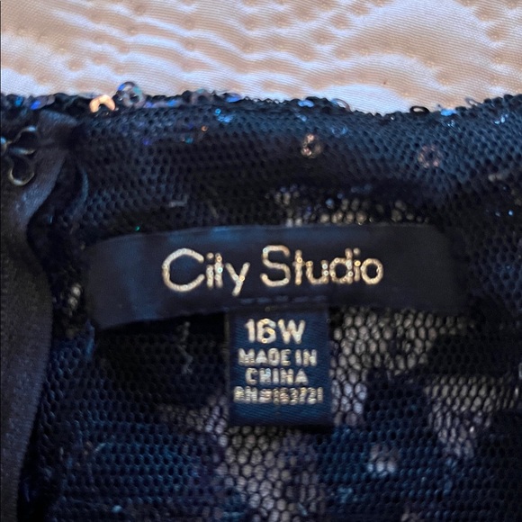 City Studio Sequin Tulle Gown - Picture 12 of 14